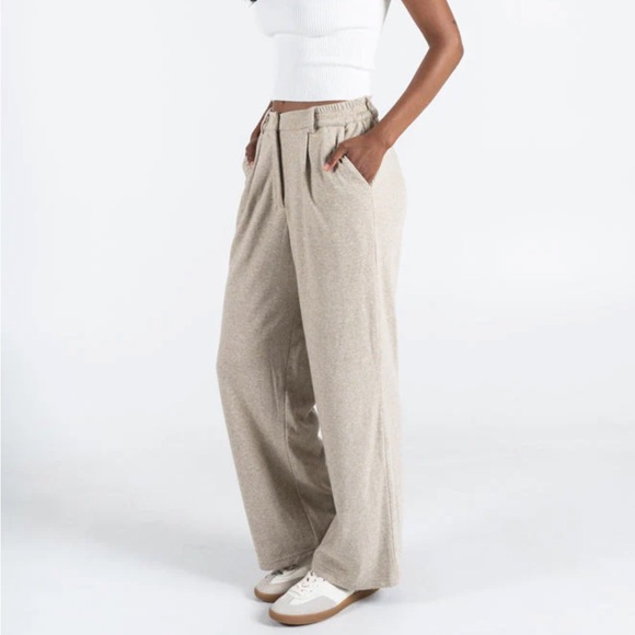 Cestmoi Pants - Cest Moi Brushed Pleat Front Pants